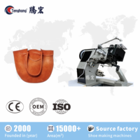 Machine à coudre en cuir à motif de mocassin, chaussure supérieure, TH-747B Tenghong.