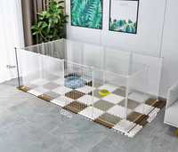 Facile à assembler PP meubles pour animaux de compagnie clôture réglable cage pour chat cage à lapin petite maison pour animaux