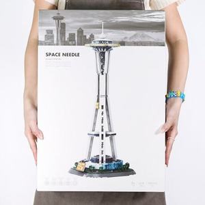 Ensemble de blocs de construction iconiques de la Space Needle de Seattle, jouet éducatif pour passionnés, en plastique ABS, échelle 1:1 - Product Image 4