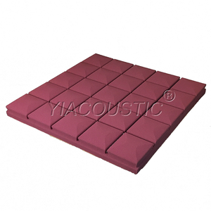 Panneau acoustique en mousse de polyuréthane Yiacoustic au design moderne 500x500x50mm, imperméable et ignifuge pour l'<span class=keywords><strong>insonorisation</strong></span> des studios et appartements - Product Image 6