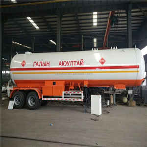 Heavy Duty 3 Axles LPG Tank Truck Trailer para propano Buen <span class=keywords><strong>precio</strong></span> 58m3 High End Custom LPG Gas Tanker Semi Trailer para la venta - Product Image 5