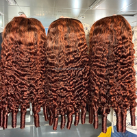 Perruques bouclées brutes en cheveux humains birmans en gros, perruque frontale en dentelle HD 13x6 sans colle pré-épilée, densité 250%, cheveux vierges pour femmes noires