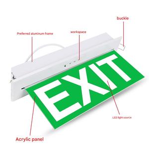 Dẫn lối ra dấu hiệu khẩn cấp ánh sáng, thương mại khẩn cấp <span class=keywords><strong>Exit</strong></span> chiếu sáng kết hợp cho kinh doanh, nhà hàng, thương mại, siêu thị - Product Image 3