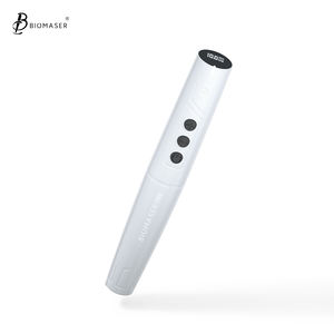 Biomaser TP006 Máquina inalámbrica Tatuaje Pluma de maquillaje permanente con 2 baterías Cejas Labios Arte corporal Rosa - Product Image 3