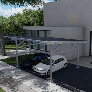 Best Selling New Design Ground Mount Solar <b>Car</b> Port Solar <b>Car</b> Parking Canopy Solar <b>Sunshade</b> Carport Parking - Product Image 1