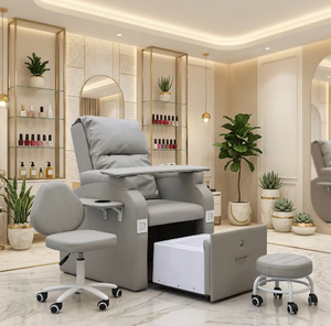 Chaise de pédicure sans plomberie avec cuvette intégrée, équipement de spa pour ongles, fauteuils et bassin de pédicure, vente en gros - Product Image 1