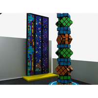 Mur d'escalade d'intérieur pour enfants, structure d'escalade pour enfants, équipement d'escalade sécurisé pour aire de jeux intérieure