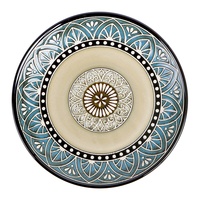 Nouveaux ensembles de vaisselle en céramique assiette de restaurant personnalisée pour la nourriture thaïlandaise et occidentale assiette à salade et à steak de Style de luxe léger