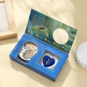 Juego de Regalo de Joyería DIY <span class=keywords><strong>con</strong></span> <span class=keywords><strong>Collar</strong></span> de Acero Inoxidable Rosa y Colgante de Jaula para <span class=keywords><strong>Perla</strong></span> de Amor, Cadena de Cuerda <span class=keywords><strong>con</strong></span> <span class=keywords><strong>Perla</strong></span> de Agua Dulce, Regalos de Navidad - Product Image 5