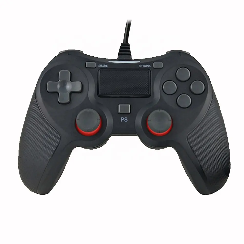 Pengontrol Joystick Game Berkabel, untuk PS4 dan PC USB Gamepad Terlaris Pribadi Baru