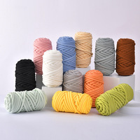 Fil de soie glacée de 1 cm d'épaisseur, technique OE, teint, mélange de polyester, filé, pour sacs, coussins, etc. – Vente directe usine
