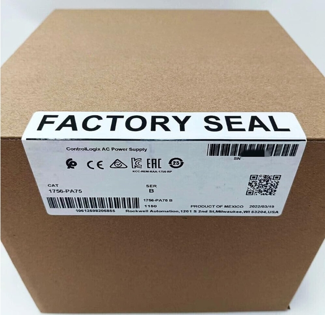 Brand New Original 1756-PA75 Durable Plastic Touch Screen Module Stock for PLC PAC Dedicated Controllers Automation Equipment