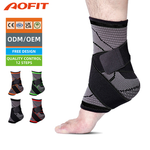 Aofit - Soporte <span class=keywords><strong>de</strong></span> <span class=keywords><strong>Tobillo</strong></span> Elástico y Transpirable con Correa Ajustable <span class=keywords><strong>de</strong></span> Compresión y Logotipo Personalizado - Product Image 1