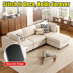 4-हुक लूप टेप फास्टनरों 3 मीटर भारी औद्योगिक ताकत सुपर मजबूत पकड़ आरक्षित सिलाई किनारे सोफे कुशन - Product Image 2