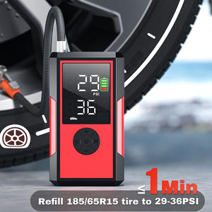 Hot Selling Nood Luchtcompressor Pomp Auto Jump Starter Power Bank Elektrisch Draagbaar Digitaal Met Batterijcapaciteit 1000 - Product Image 2