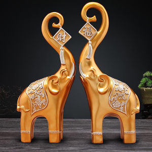 Sculpture Feng Shui porte-bonheur, Statue en forme d'éléphant - Product Image 6