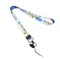 TOLKA Cordon de téléphone portable unisexe en polyester avec boucle métallique, logo imprimable, impression par transfert thermique, fabriqué en Chine, modèle TKBC10