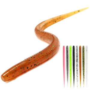 Spinpoler pêche leurres à ver souple PVC 14cm/4g ver de terre appâts artificiels naufrage leurre <span class=keywords><strong>Drop</strong></span> <span class=keywords><strong>Shot</strong></span> bar brochet <span class=keywords><strong>truite</strong></span> - Product Image 1