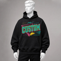 Sweat-shirt à capuche en molleton épais 450 GSM de qualité supérieure, brodé, pour l'automne, avec impression graphique personnalisée, OEM ODM Marque Privée