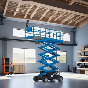 Skylift aéreo personalizable 4-16m rueda hidráulica sobre orugas elevador de tijera móvil de plataforma de trabajo de elevación Vertical precio - Product Image 6