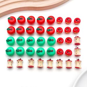 จี้เรซิ่นรูปแอปเปิ้ลการ์ตูน สำหรับทำเครื่องประดับ DIY ฤดูใบไม้ร่วง 2025 ผลิตที่เมืองอี้หวู่ รหัสสินค้า FT117 - Product Image 1