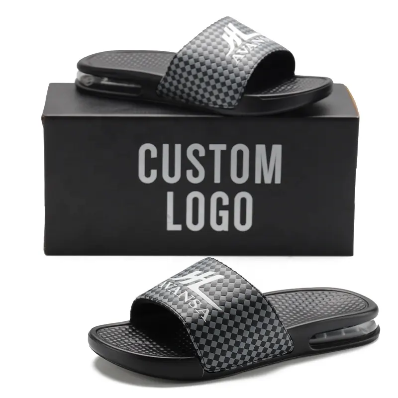 Xsheng Nieuw Design Low Moq Custom Logo Dia Sandalen Chaussures Pour Hommes Trending Slippers Zacht Rubber Slippers Voor Mannen