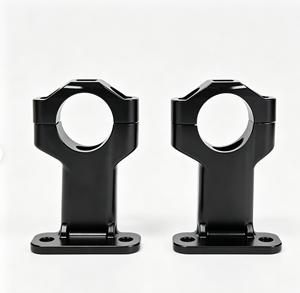 Soporte Mecanizado CNC Personalizado con Acabado Negro, Pieza de Precisión, Prototipo de Mecanizado CNC para Repuesto de Motocicleta - Product Image 3