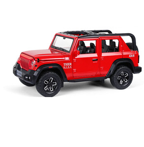 Coche de Metal a Escala 1:<span class=keywords><strong>22</strong></span>, SUV <span class=keywords><strong>Rubicon</strong></span> con Sonido y Luz, Control Remoto, Puertas que se Abren, Decoración Coleccionable, Juguetes de Coche de Metal - Product Image 4