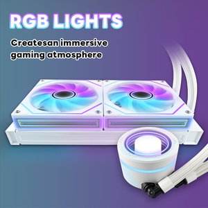 <b>Mirror</b> 240 ARGB CPU Cooler AIO 240mm Water Cooling Radiator With Pump for Gaming Case CPU Cooler - Product Image 2