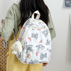 Little Bear Student <b>Backpack</b> 13 Inches Animal Pattern Girls School Bag For Primary And Junior High Students - Product Image 5