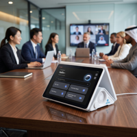 Dispositivo de Traducción Simultánea con IA para Escritorio, Terminal de Traducción de Voz Bidireccional para Hoteles, Aeropuertos, Hospitales, Recepción, Comunicación Multilingüe