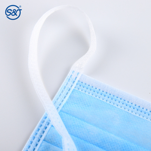 Maschera chirurgica monouso S & J legata medica su cinghie vestibilità più sicura uso quotidiano ASTM F2100 a 3 strati livello 3 tipo IIR - Product Image 2