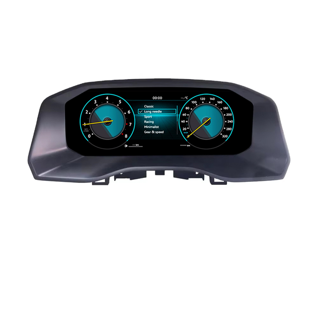 12.3'' LCD Digital Dashboard Display Cluster for  VW   Amarok  2017-2020  Years  Auto Instrument Panel Virtual  Tacho Cockpit