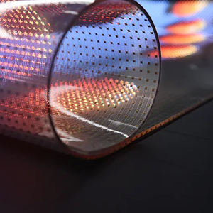 Écran en film cristal flexible ultra-mince P6 P6.5P8 adhésif transparent créatif personnalisé film écran led film d'affichage - Product Image 4