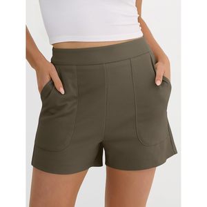 Anrabess – jupe-short taille haute pour femmes, avec poches, respirante, vêtements décontractés d'été pour la plage et les vacances - Product Image 2