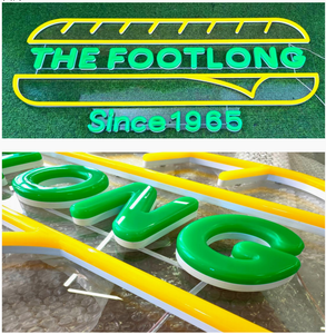 3D chiếu sáng mini LED kênh thư dấu hiệu Máy uốn trong nhà Acrylic Neon dấu hiệu cho văn phòng và trang trí - Product Image 2