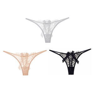 Mutandine Sexy in pizzo <span class=keywords><strong>perizoma</strong></span> da <span class=keywords><strong>donna</strong></span> <span class=keywords><strong>slip</strong></span> da ragazza G stringa di biancheria intima trasparente da <span class=keywords><strong>donna</strong></span> sottile a vita bassa taglia Lingerie 0796 - Product Image 2