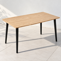 Plateau de table en stratifié compact HPL sur mesure, anti-rayures, en phénolique, pour hôtels, bureaux et tables commerciales