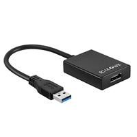 Adaptador a HDMI USB2.0 a HDMI 1080P Convertidor de audio y video Adaptador de video USB con transmisión síncrona de audio y video
