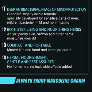 Lotion Cleaning Anti-itching Deodorizing Lotion Refreshing Massage Essential Oil 50ml Men's Private <b>Care</b> - Product Image 6