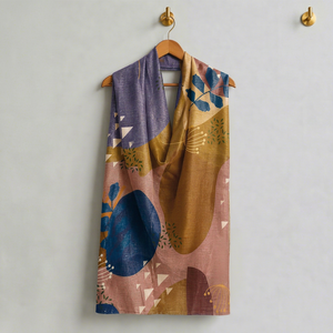Bhakti Textile Eco-Friendly Organic Cotton Slub Chiffon Fabric Floral Pattern Customizable Lightweight Woven Home Textiles - Product Image 1