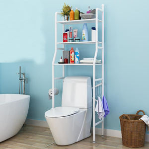 3 Layers Multipurpose Bathroom Shelf Toilet Organizer Shelves Over The Toilet Storage Rack With Toilet Towel Rack