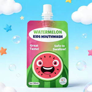 Pochette liquide personnalisée 30 ml avec bec verseur, emballage cosmétique pour bain de bouche pour enfants avec logo - Product Image 6