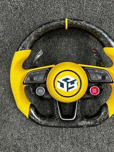 <span class=keywords><strong>Volant</strong></span> en fibre de carbone compatible avec Audi A4 B6 B7 R Line S3 8V RS3 8V S4 B8 A5 B8 R8 <span class=keywords><strong>Sline</strong></span> A3 8V A5 B8.5 B9 TT TTRS TTS Q3 Q5 Q7 - Product Image 3