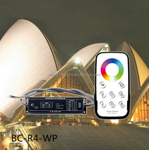 DC12V-24V 5A T4 + R4-WP không thấm nước điện áp không đổi RGB RGBW điều khiển với RF cảm ứng điều khiển từ xa không dây - Product Image 4
