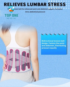 Top One Tourmaline auto-chauffant travail bas lombaire douleur dorsale Compression taille ceinture de soutien - Product Image 2