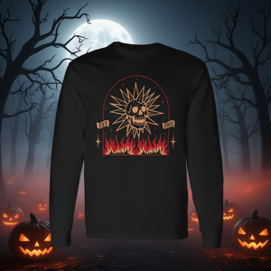 Camiseta de manga larga Spooky Island Est2002 Skull Halloween - Product Image 3