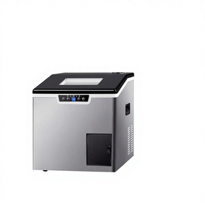 Máquina de Hielo Eléctrica Dos en Uno para Uso Doméstico y Comercial en Hoteles, con Capacidad para Bloques de Hielo de 20 kg, Compresor Emerson - Product Image 1