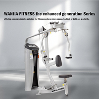 Machine combinée professionnelle Elite Pec Fly et Delt Dorsal à charge par plaques pour centre de fitness