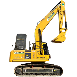 Excavadora de Orugas KOMATSU PC200 Usada en JAPÓN, Maquinaria de Construcción Usada de 20 Toneladas, Excavadora de Tamaño Mediano KOMATSU PC200 - Product Image 1